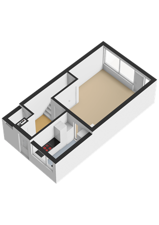 Floorplan - Vecht 34, 8223 DC Lelystad